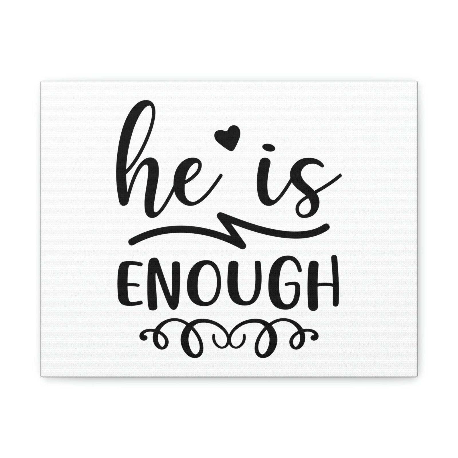 Scripture Walls He Is Enough 2 Peter 1:2 Christian Wall Art Print Ready to Hang Unframed-Express Your Love Gifts