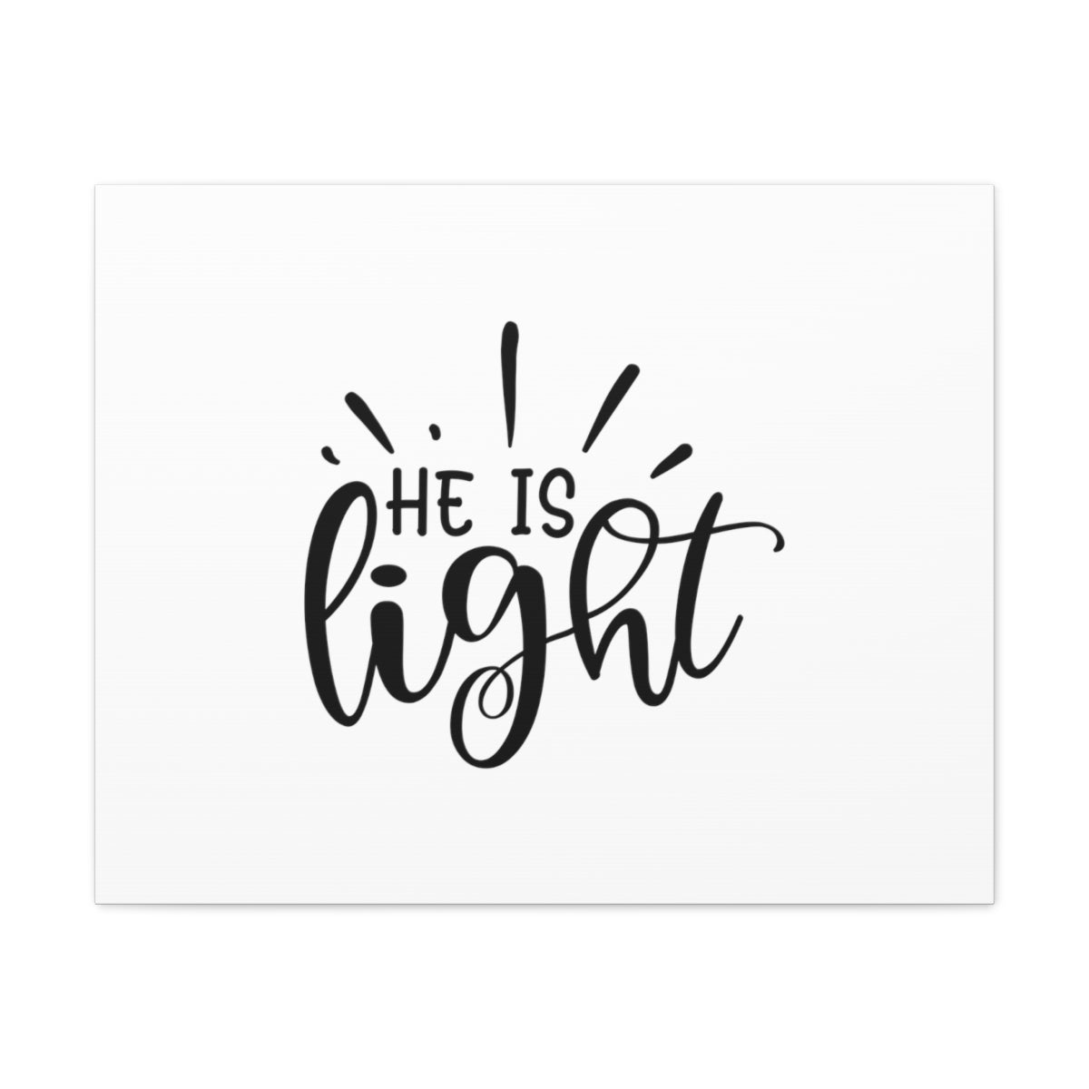 Scripture Walls He Is Light 1 John 1:5-9 Christian Wall Art Bible Verse Print Ready to Hang Unframed-Express Your Love Gifts