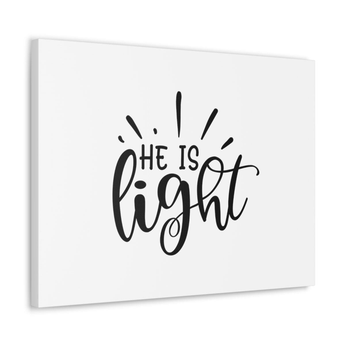 Scripture Walls He Is Light 1 John 1:5-9 Christian Wall Art Bible Verse Print Ready to Hang Unframed-Express Your Love Gifts