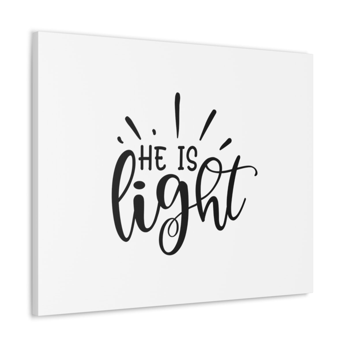 Scripture Walls He Is Light 1 John 1:5-9 Christian Wall Art Bible Verse Print Ready to Hang Unframed-Express Your Love Gifts