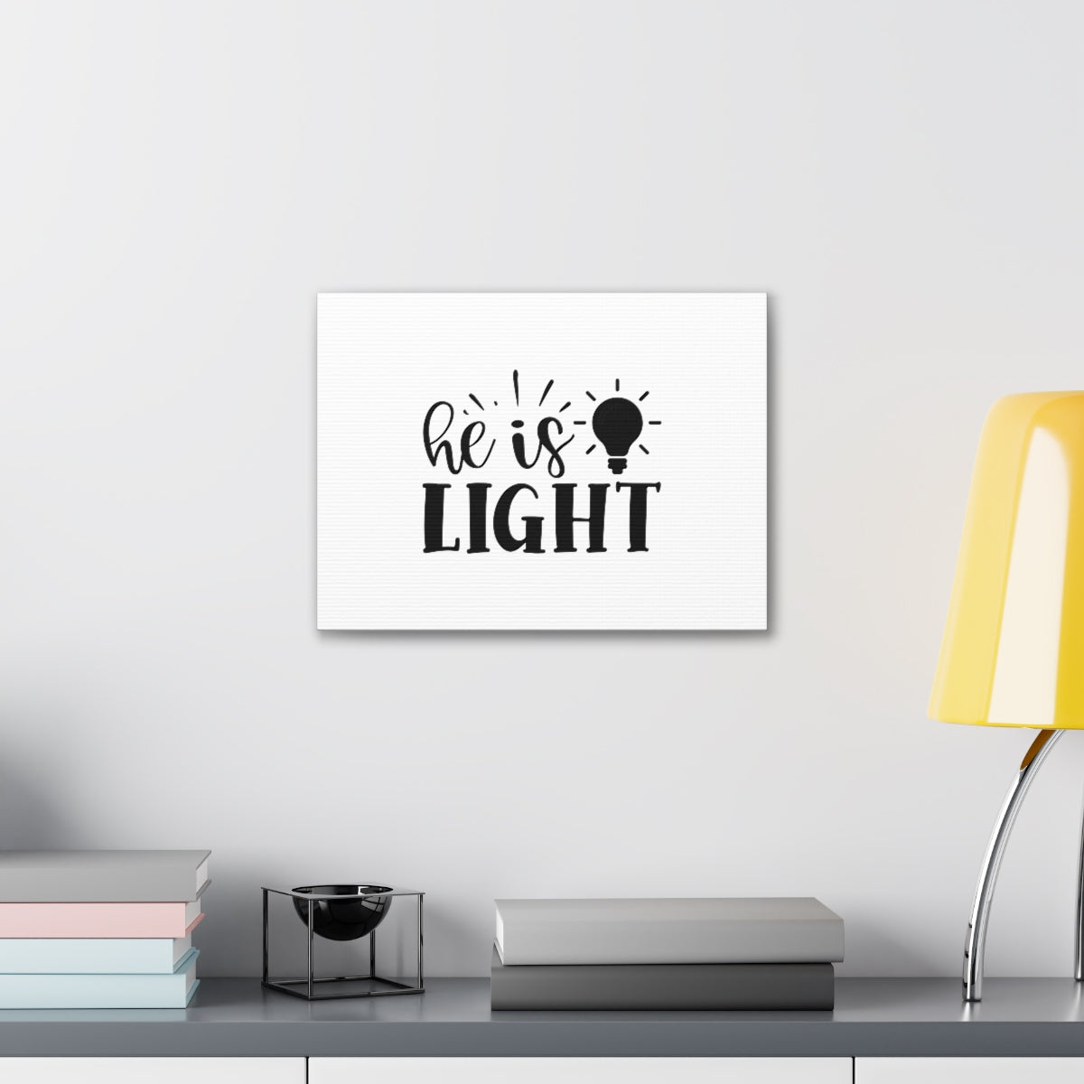 Scripture Walls He Is Light John 8:12 Christian Wall Art Bible Verse Print Ready to Hang Unframed-Express Your Love Gifts