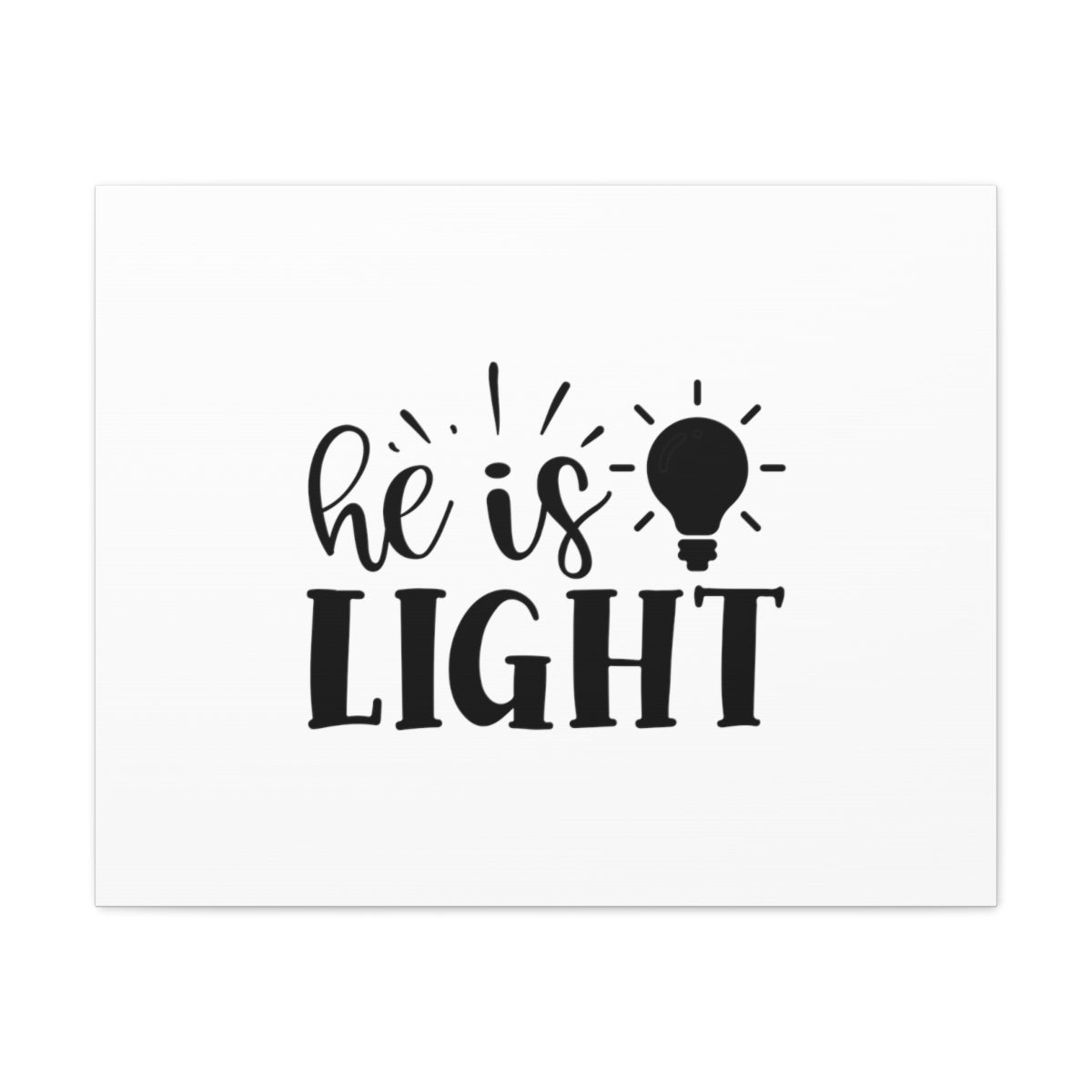 Scripture Walls He Is Light John 8:12 Christian Wall Art Bible Verse Print Ready to Hang Unframed-Express Your Love Gifts