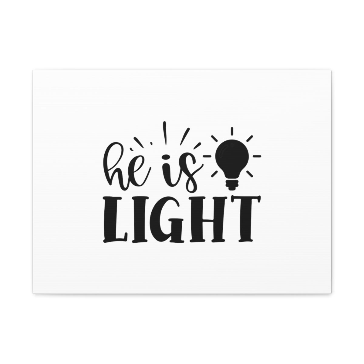 Scripture Walls He Is Light John 8:12 Christian Wall Art Bible Verse Print Ready to Hang Unframed-Express Your Love Gifts