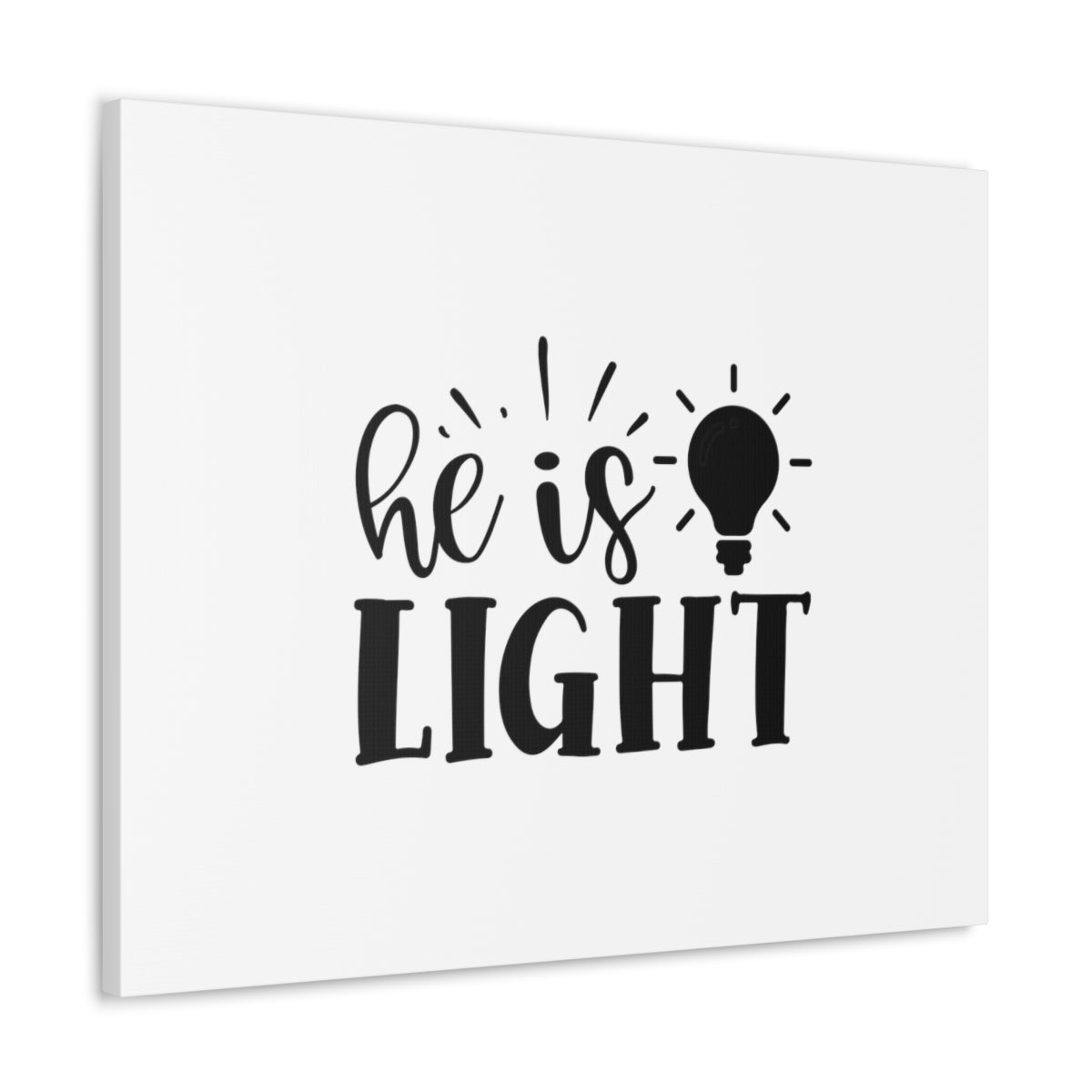 Scripture Walls He Is Light John 8:12 Christian Wall Art Bible Verse Print Ready to Hang Unframed-Express Your Love Gifts