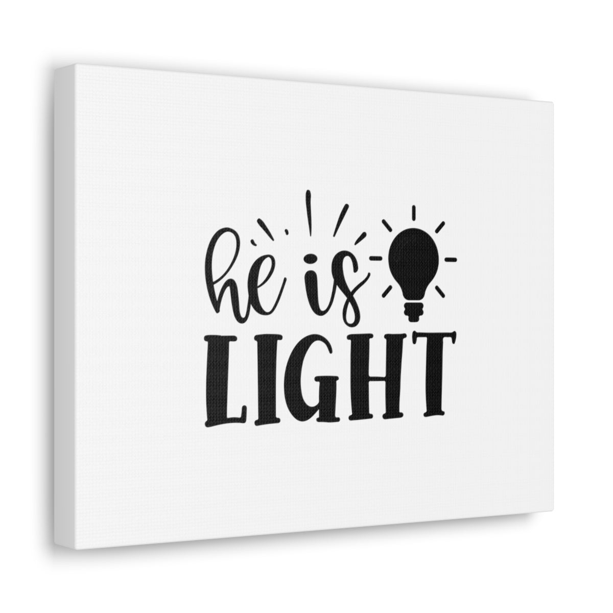 Scripture Walls He Is Light John 8:12 Christian Wall Art Bible Verse Print Ready to Hang Unframed-Express Your Love Gifts