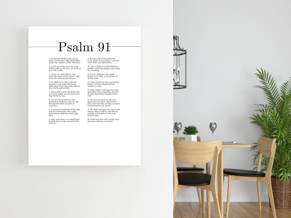 Scripture Walls He Is My Refuge And My Fortress Psalm 91 Bible Verse Canvas Christian Wall Art Ready to Hang Unframed-Express Your Love Gifts