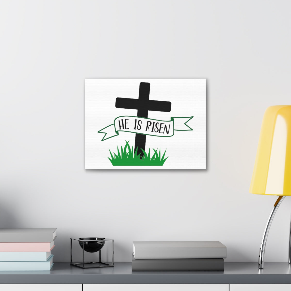Scripture Walls He Is Risen 1 Corinthians 15:4 Christian Wall Art Print Ready to Hang Unframed-Express Your Love Gifts