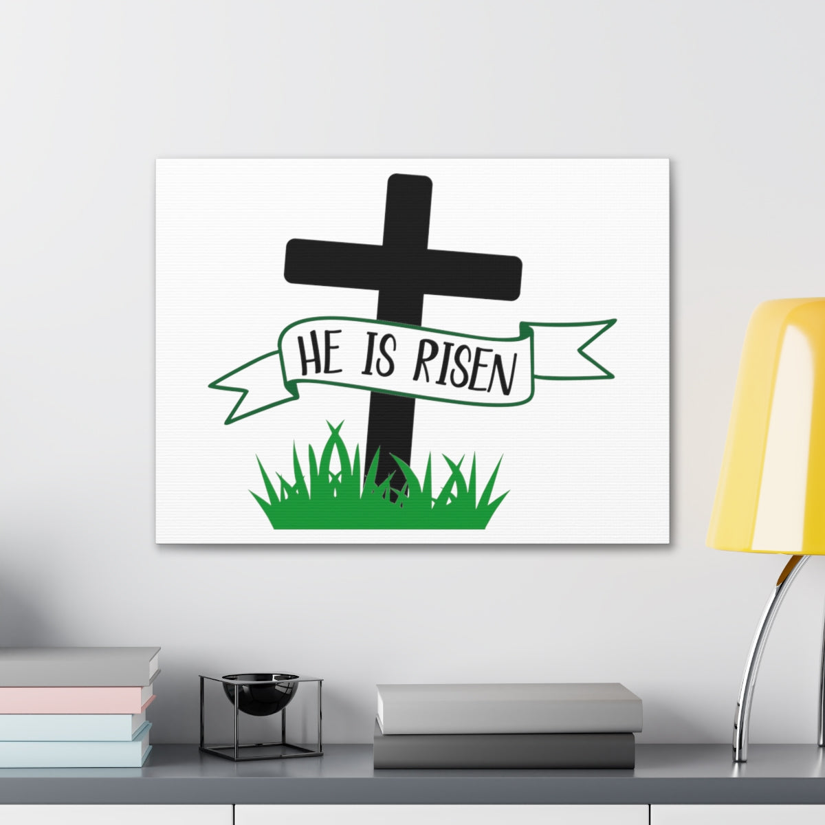 Scripture Walls He Is Risen 1 Corinthians 15:4 Christian Wall Art Print Ready to Hang Unframed-Express Your Love Gifts