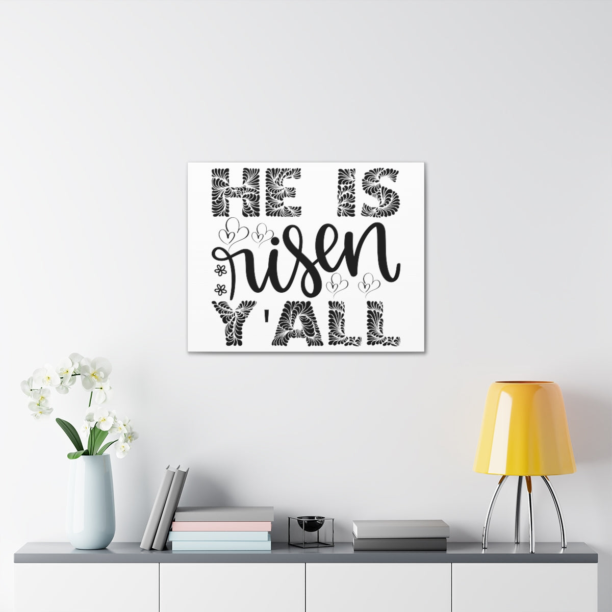 Scripture Walls He Is Risen 1 Corinthians 6:14 Christian Wall Art Print Ready to Hang Unframed-Express Your Love Gifts