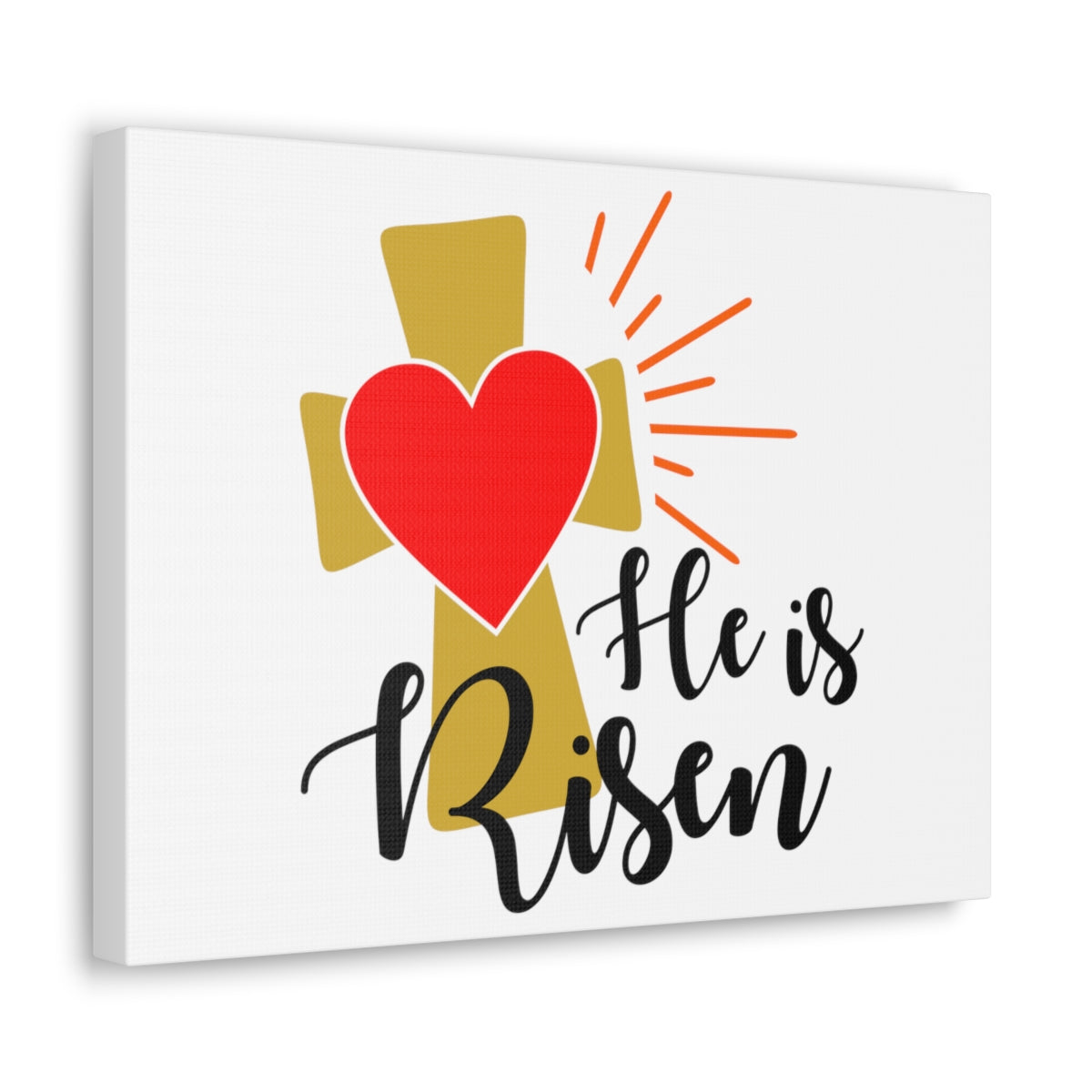 Scripture Walls He Is Risen 1 Peter 1:3 Christian Wall Art Print Ready to Hang Unframed-Express Your Love Gifts