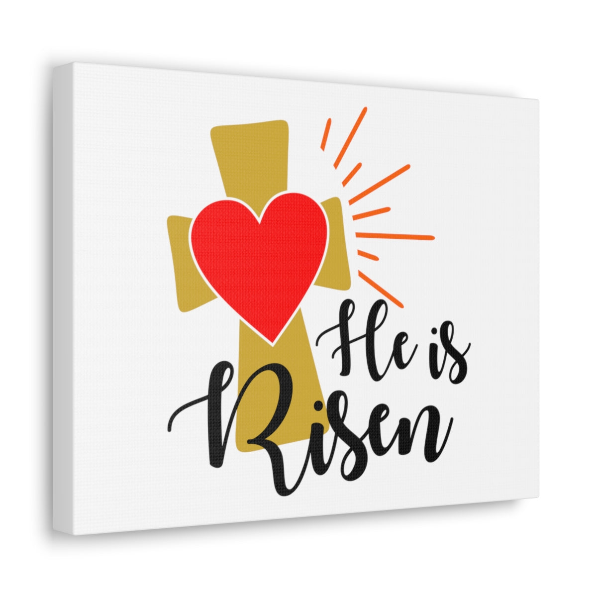 Scripture Walls He Is Risen 1 Peter 1:3 Christian Wall Art Print Ready to Hang Unframed-Express Your Love Gifts