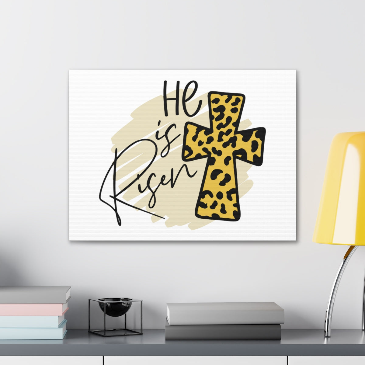 Scripture Walls He Is Risen 1 Thessalonians 4:14 Christian Wall Art Print Ready to Hang Unframed-Express Your Love Gifts