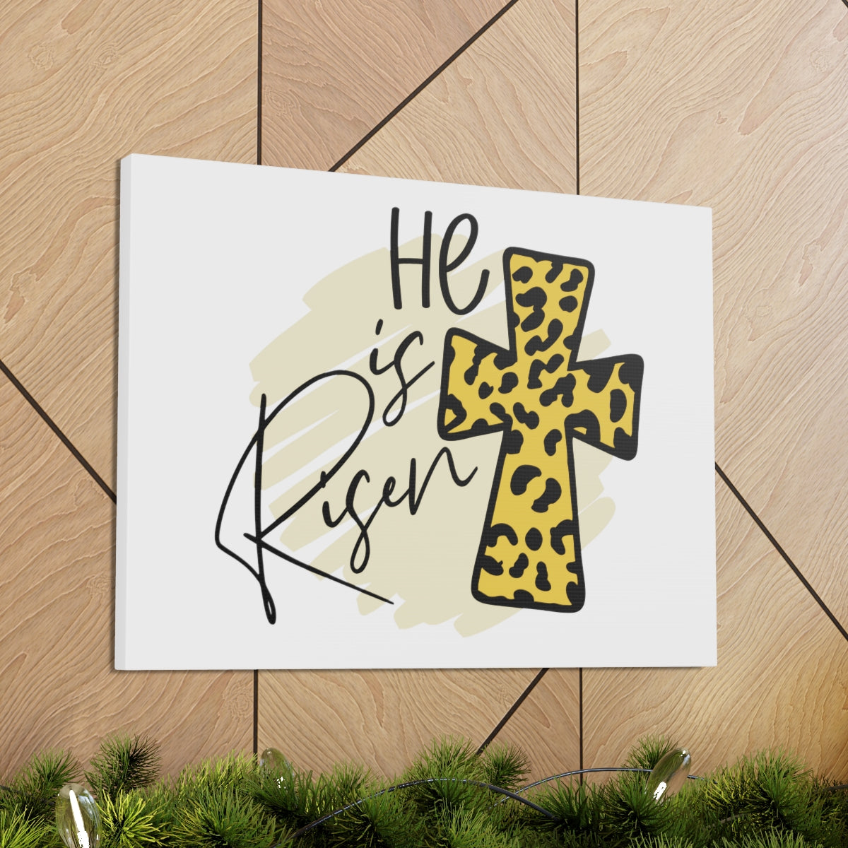 Scripture Walls He Is Risen 1 Thessalonians 4:14 Christian Wall Art Print Ready to Hang Unframed-Express Your Love Gifts