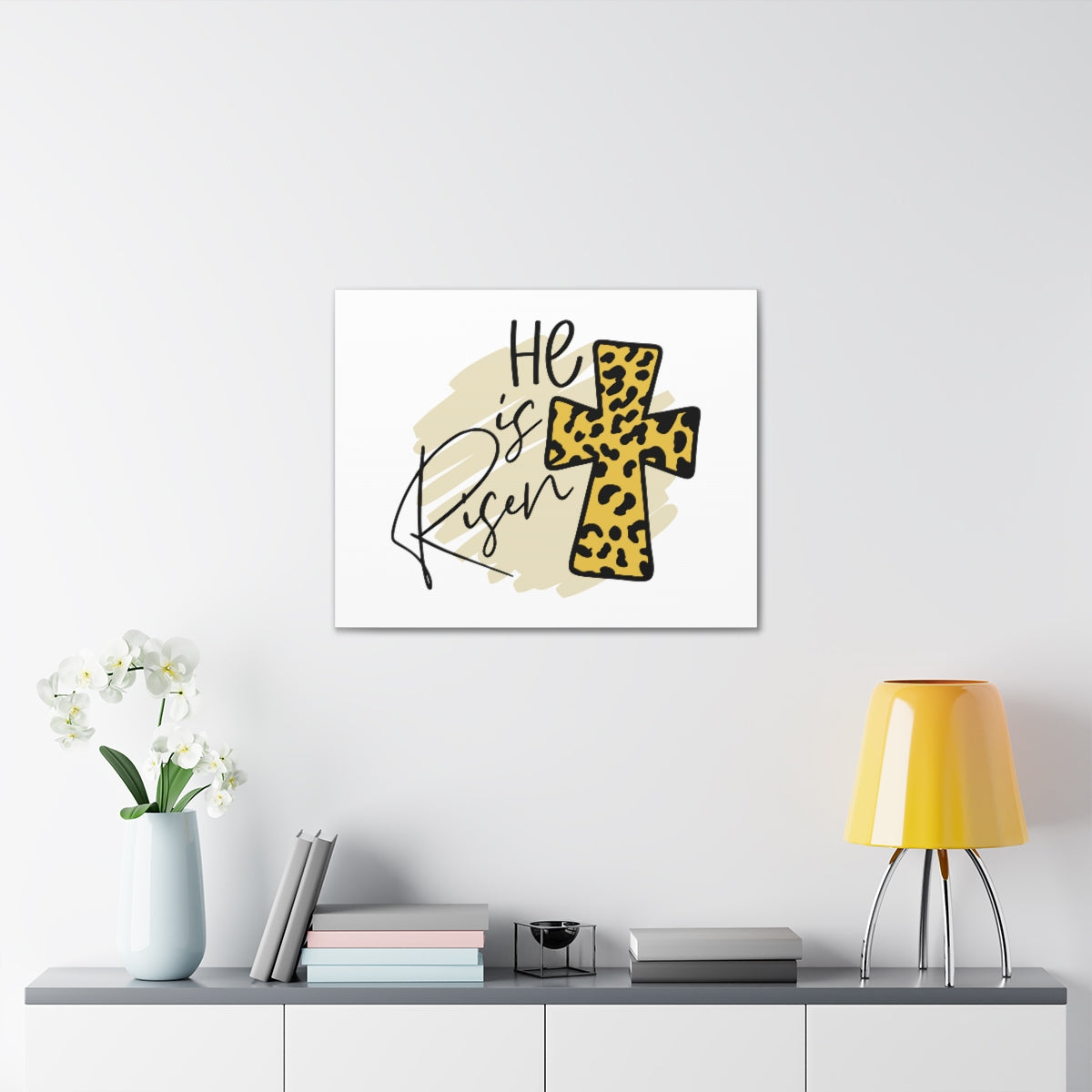 Scripture Walls He Is Risen 1 Thessalonians 4:14 Christian Wall Art Print Ready to Hang Unframed-Express Your Love Gifts