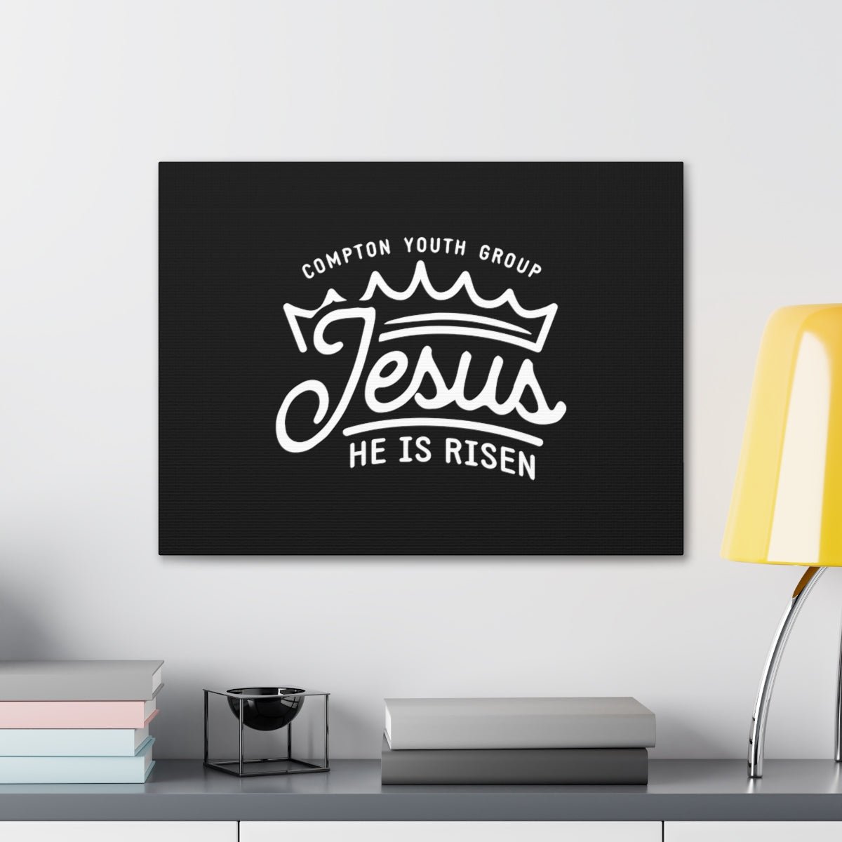 Scripture Walls He Is Risen Crown Matthew 28:6 Christian Wall Art Bible Verse Print Ready to Hang Unframed-Express Your Love Gifts