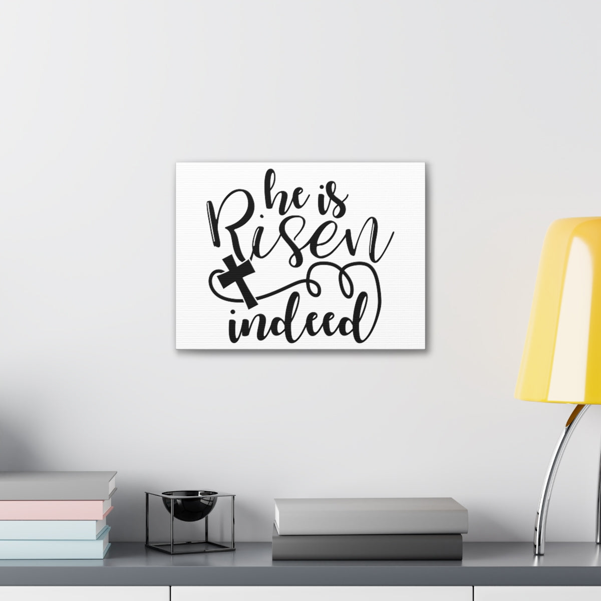 Scripture Walls He Is Risen Indeed Matthew 28:6 Christian Wall Art Print Ready to Hang Unframed-Express Your Love Gifts