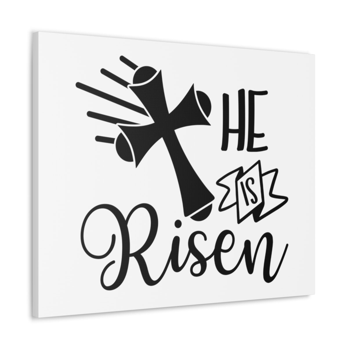 Scripture Walls He Is Risen Job 19:25 Christian Wall Art Print Ready to Hang Unframed-Express Your Love Gifts