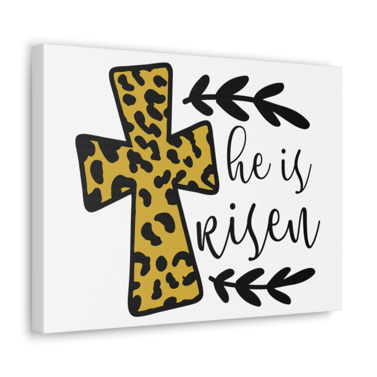 Scripture Walls He Is Risen Luke 24:5-7 Christian Wall Art Print Ready to Hang Unframed-Express Your Love Gifts