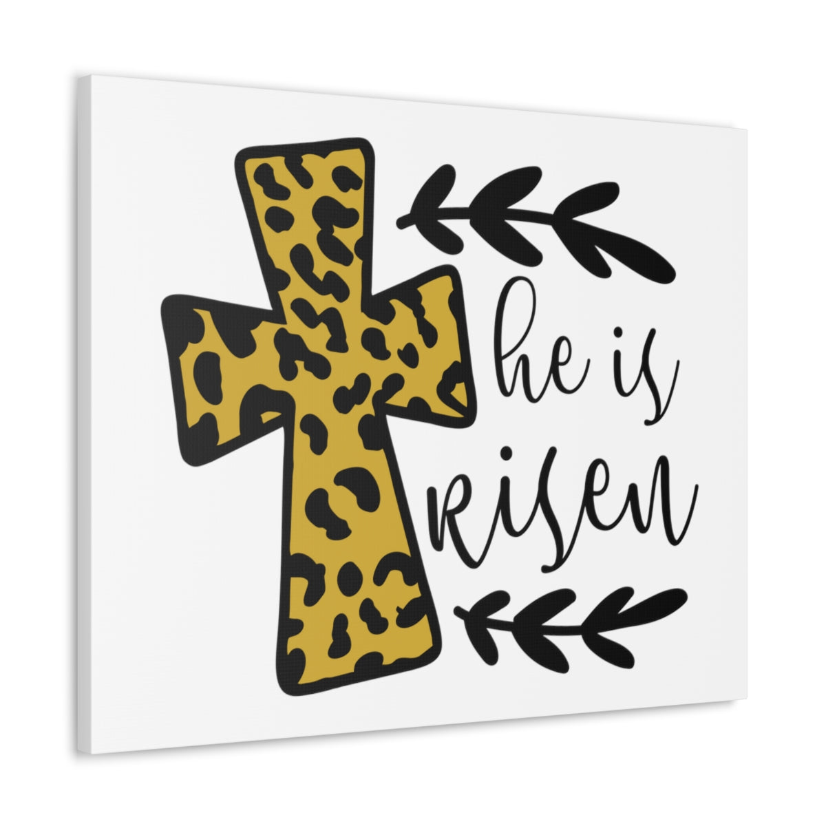 Scripture Walls He Is Risen Luke 24:5-7 Christian Wall Art Print Ready to Hang Unframed-Express Your Love Gifts