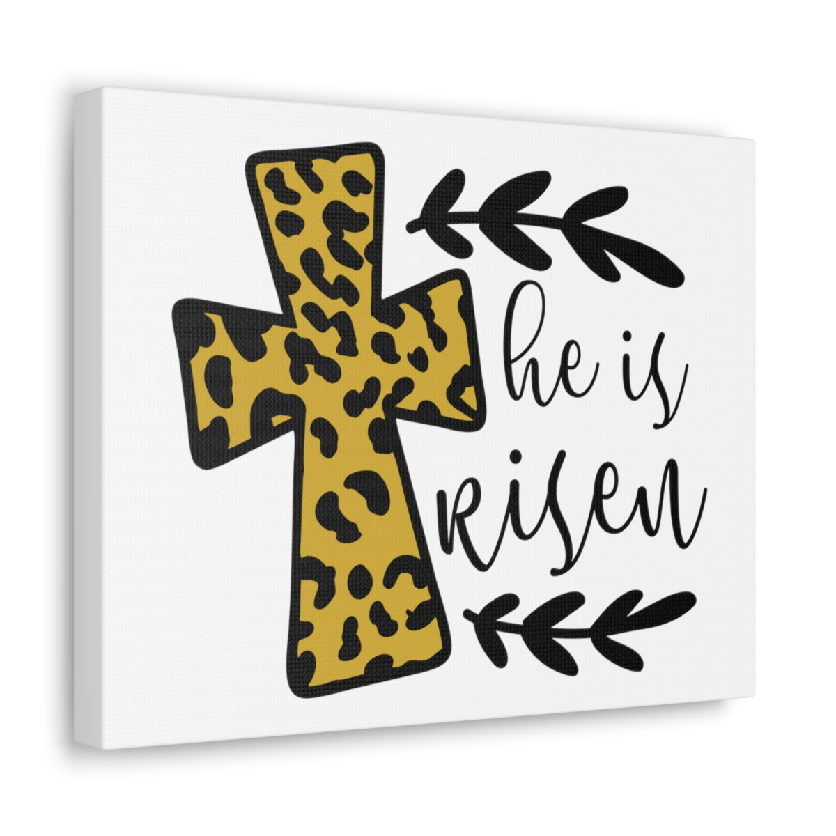 Scripture Walls He Is Risen Luke 24:5-7 Christian Wall Art Print Ready to Hang Unframed-Express Your Love Gifts