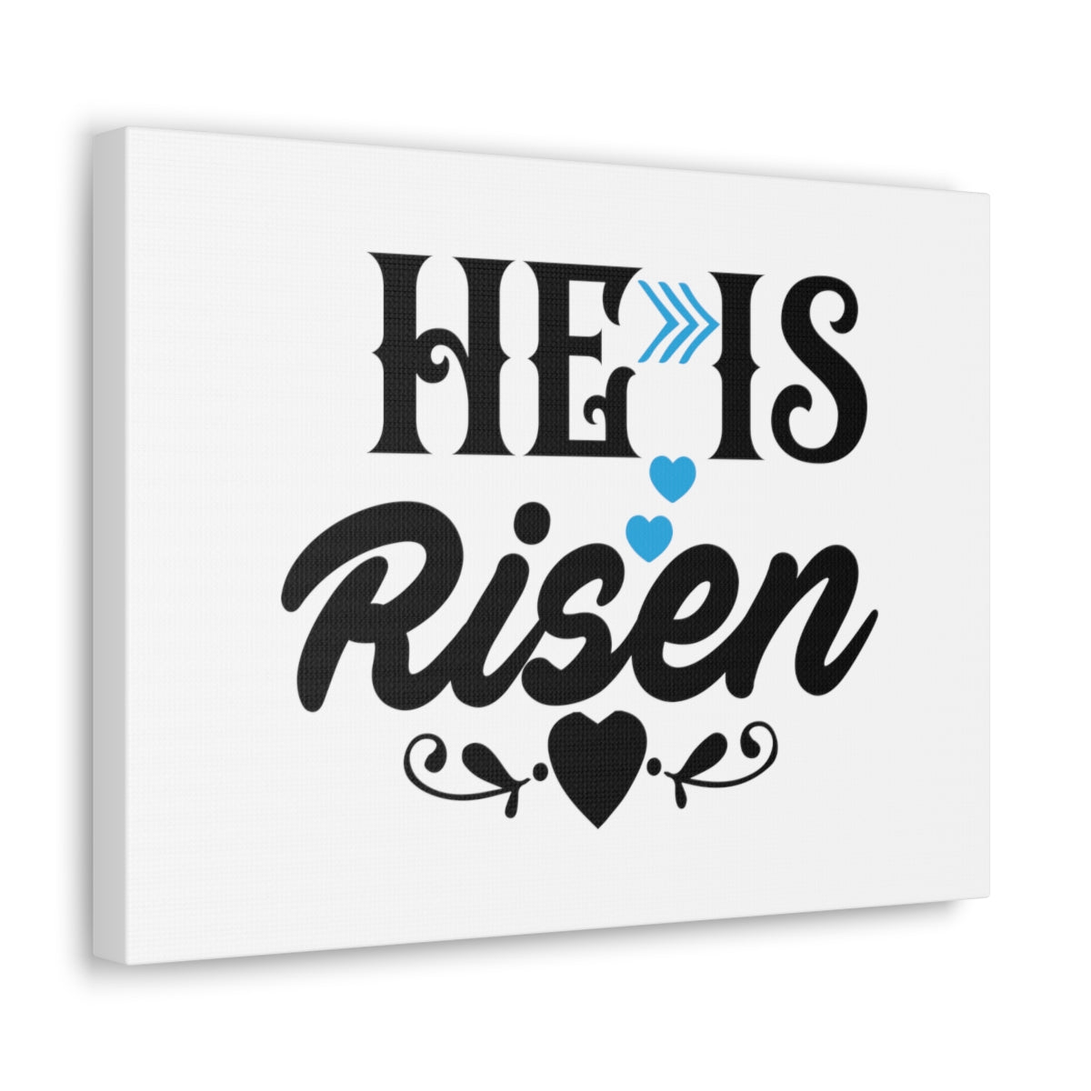 Scripture Walls He Is Risen Matthew 28:6 Heart Christian Wall Art Bible Verse Print Ready to Hang Unframed-Express Your Love Gifts