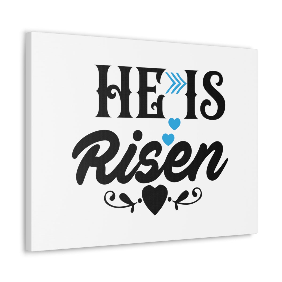 Scripture Walls He Is Risen Matthew 28:6 Heart Christian Wall Art Bible Verse Print Ready to Hang Unframed-Express Your Love Gifts