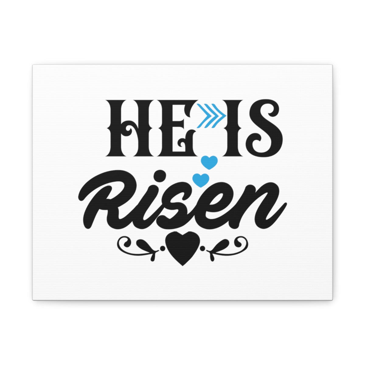 Scripture Walls He Is Risen Matthew 28:6 Heart Christian Wall Art Bible Verse Print Ready to Hang Unframed-Express Your Love Gifts