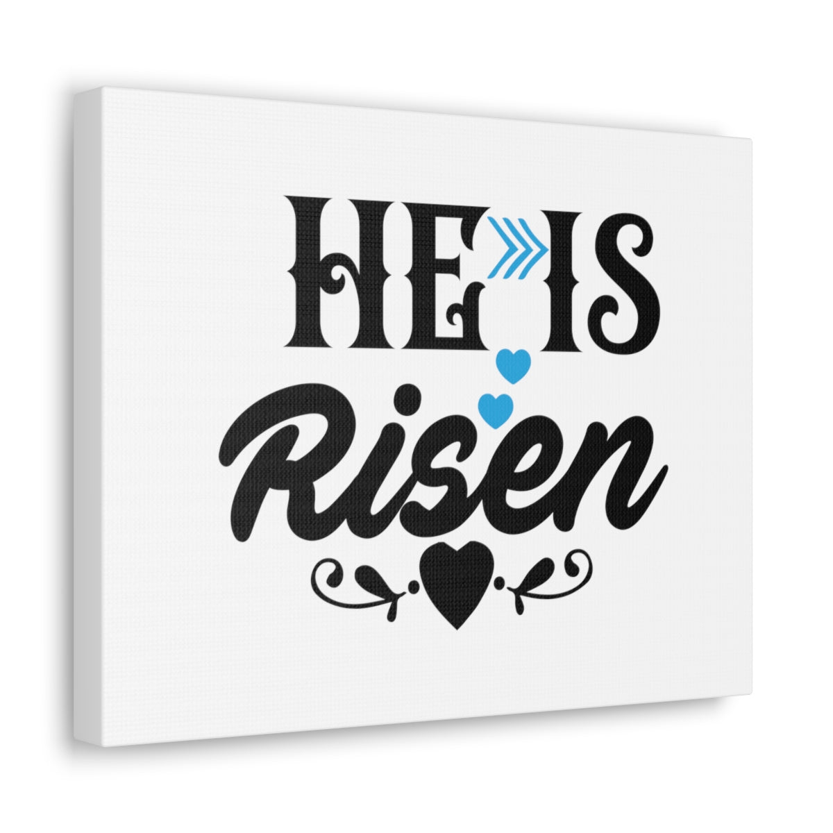 Scripture Walls He Is Risen Matthew 28:6 Heart Christian Wall Art Bible Verse Print Ready to Hang Unframed-Express Your Love Gifts