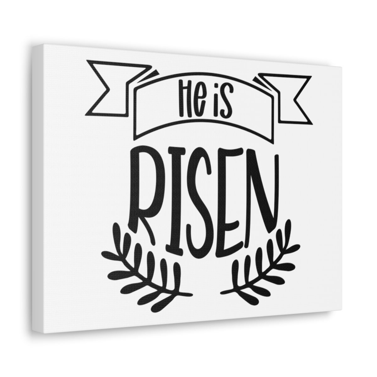 Scripture Walls He Is Risen Romans 4:25 Christian Wall Art Print Ready to Hang Unframed-Express Your Love Gifts