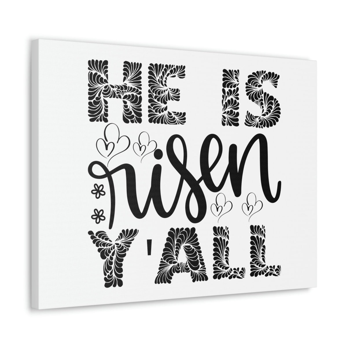 Scripture Walls He Is Risen Y'all Matthew 28:6 Christian Wall Art Print Ready to Hang Unframed-Express Your Love Gifts