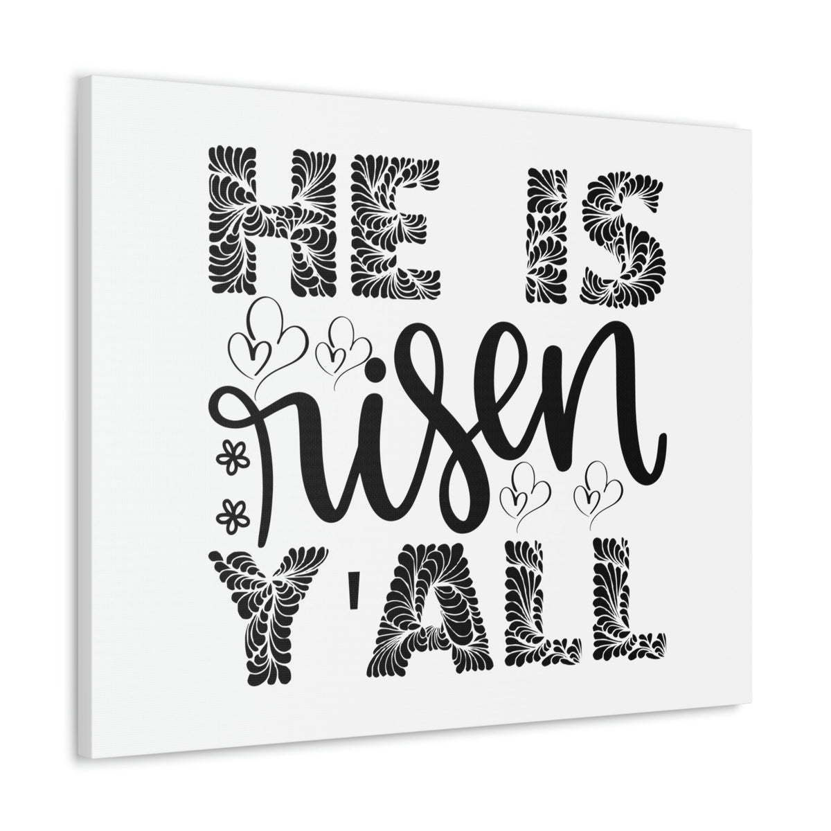 Scripture Walls He Is Risen Y'all Matthew 28:6 Christian Wall Art Print Ready to Hang Unframed-Express Your Love Gifts