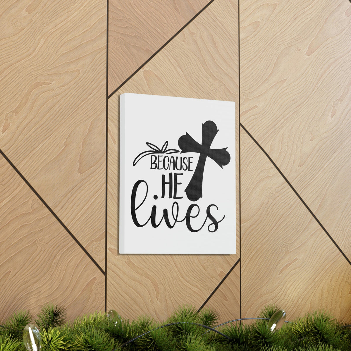 Scripture Walls He Lives John 14:19 Christian Wall Art Print Ready to Hang Unframed-Express Your Love Gifts