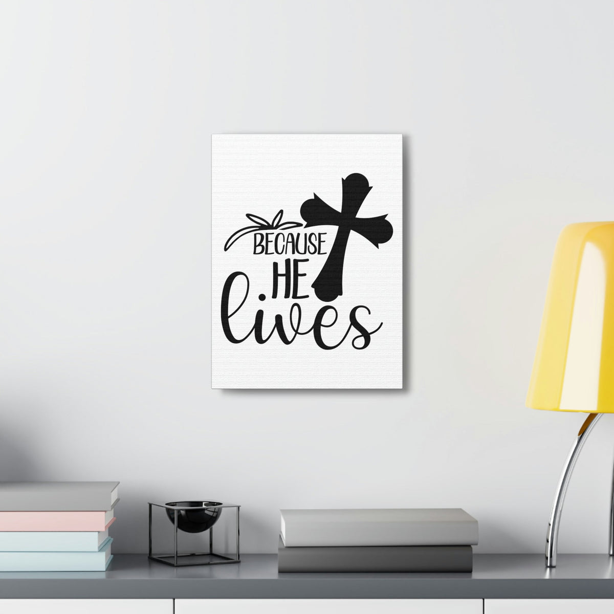 Scripture Walls He Lives John 14:19 Christian Wall Art Print Ready to Hang Unframed-Express Your Love Gifts