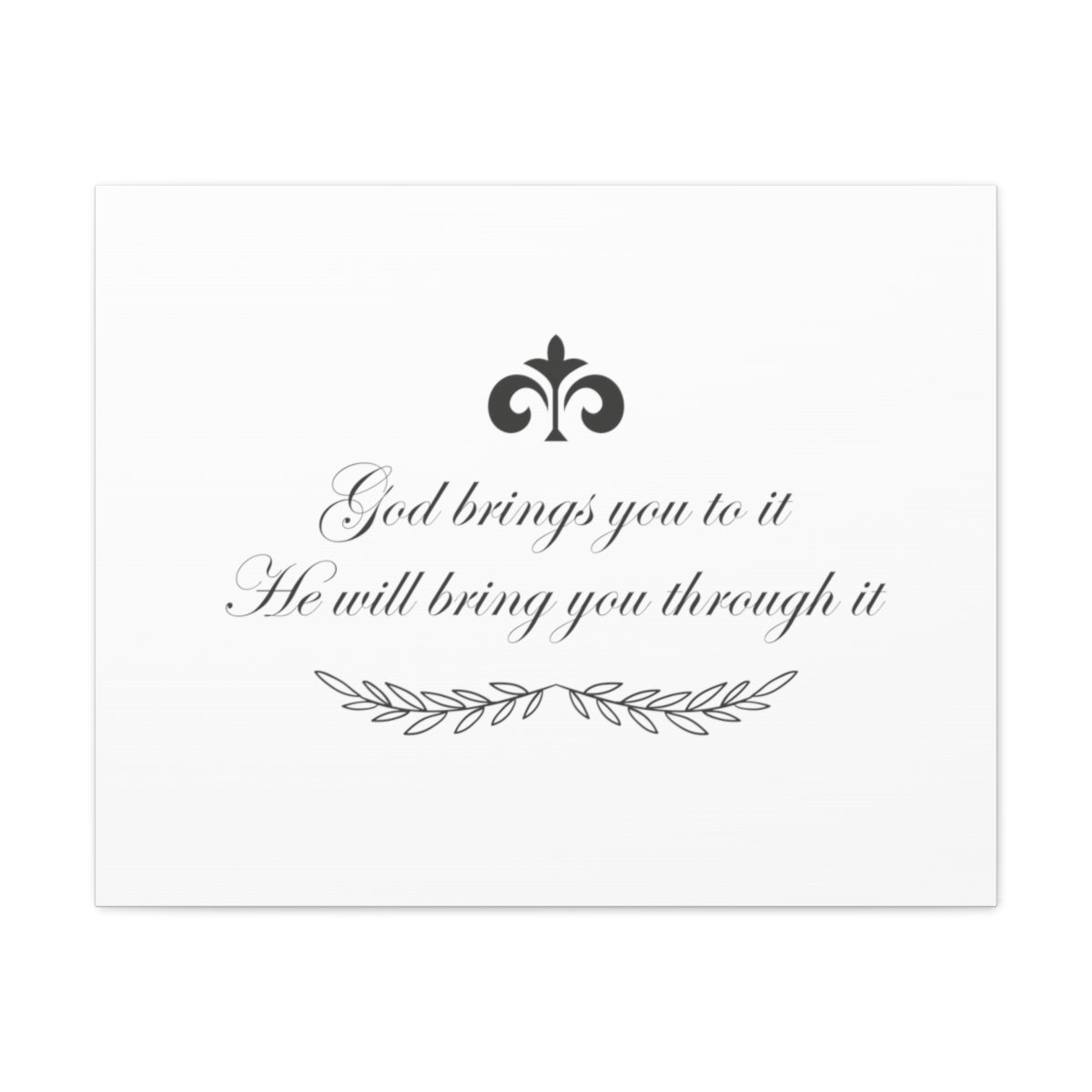 Scripture Walls He Will Bring You Through It 2 Corinthians 4:8-12 Christian Wall Art Print Ready to Hang Unframed-Express Your Love Gifts