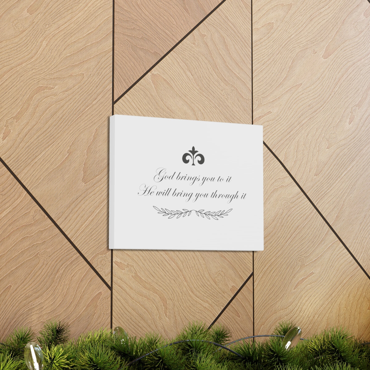 Scripture Walls He Will Bring You Through It 2 Corinthians 4:8-12 Christian Wall Art Print Ready to Hang Unframed-Express Your Love Gifts
