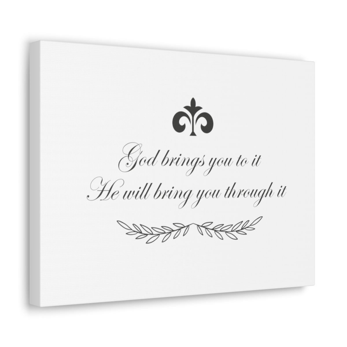 Scripture Walls He Will Bring You Through It 2 Corinthians 4:8-12 Christian Wall Art Print Ready to Hang Unframed-Express Your Love Gifts