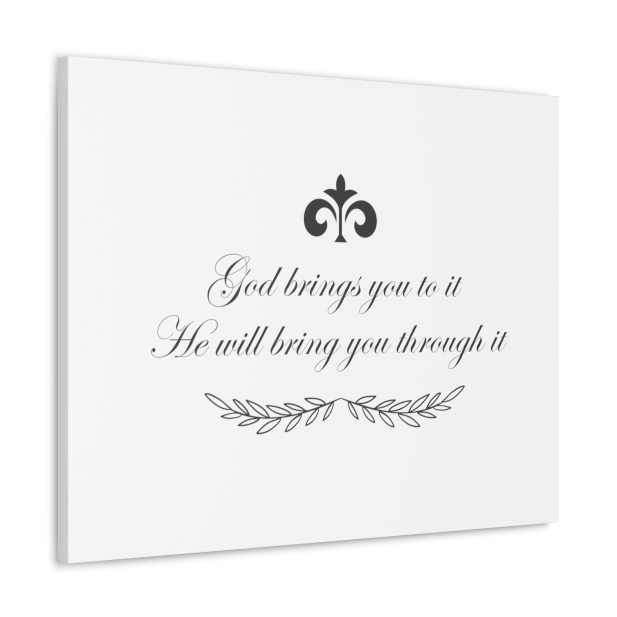 Scripture Walls He Will Bring You Through It 2 Corinthians 4:8-12 Christian Wall Art Print Ready to Hang Unframed-Express Your Love Gifts