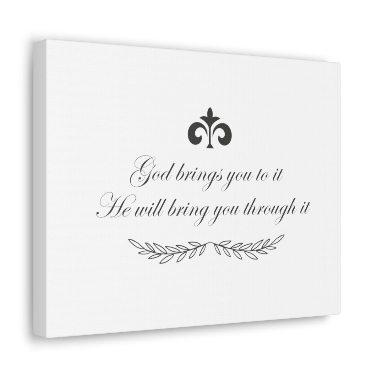 Scripture Walls He Will Bring You Through It 2 Corinthians 4:8-12 Christian Wall Art Print Ready to Hang Unframed-Express Your Love Gifts