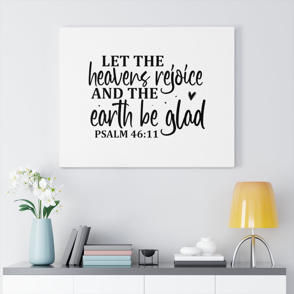 Scripture Walls Healers Rejoice Psalm 46:11 Bible Verse Canvas Christian Wall Art Ready to Hang Unframed-Express Your Love Gifts