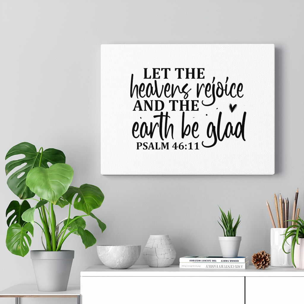 Scripture Walls Healers Rejoice Psalm 46:11 Bible Verse Canvas Christian Wall Art Ready to Hang Unframed-Express Your Love Gifts