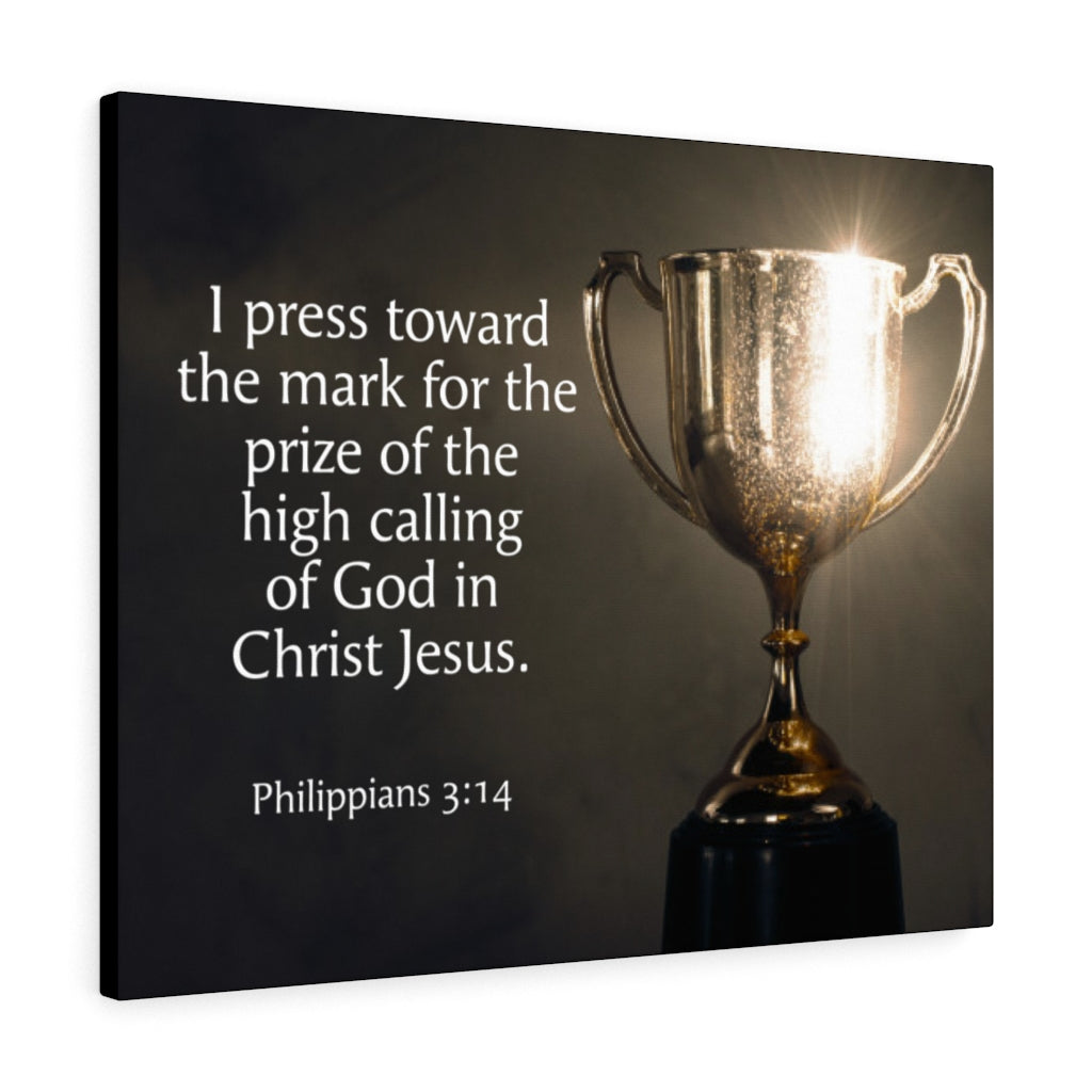 Scripture Walls High Calling Philippians 3:14 Wall Art Christian Home Decor Unframed-Express Your Love Gifts