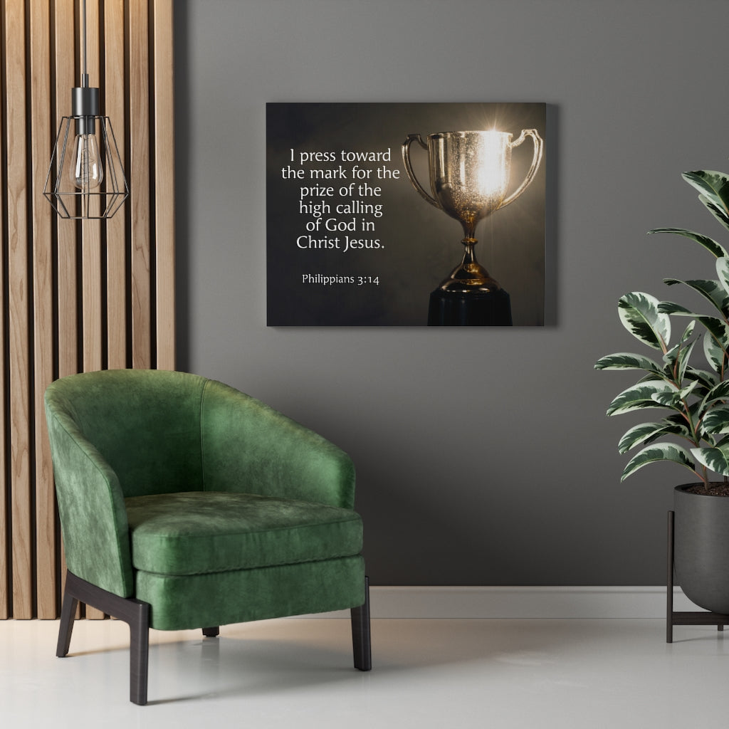 Scripture Walls High Calling Philippians 3:14 Wall Art Christian Home Decor Unframed-Express Your Love Gifts