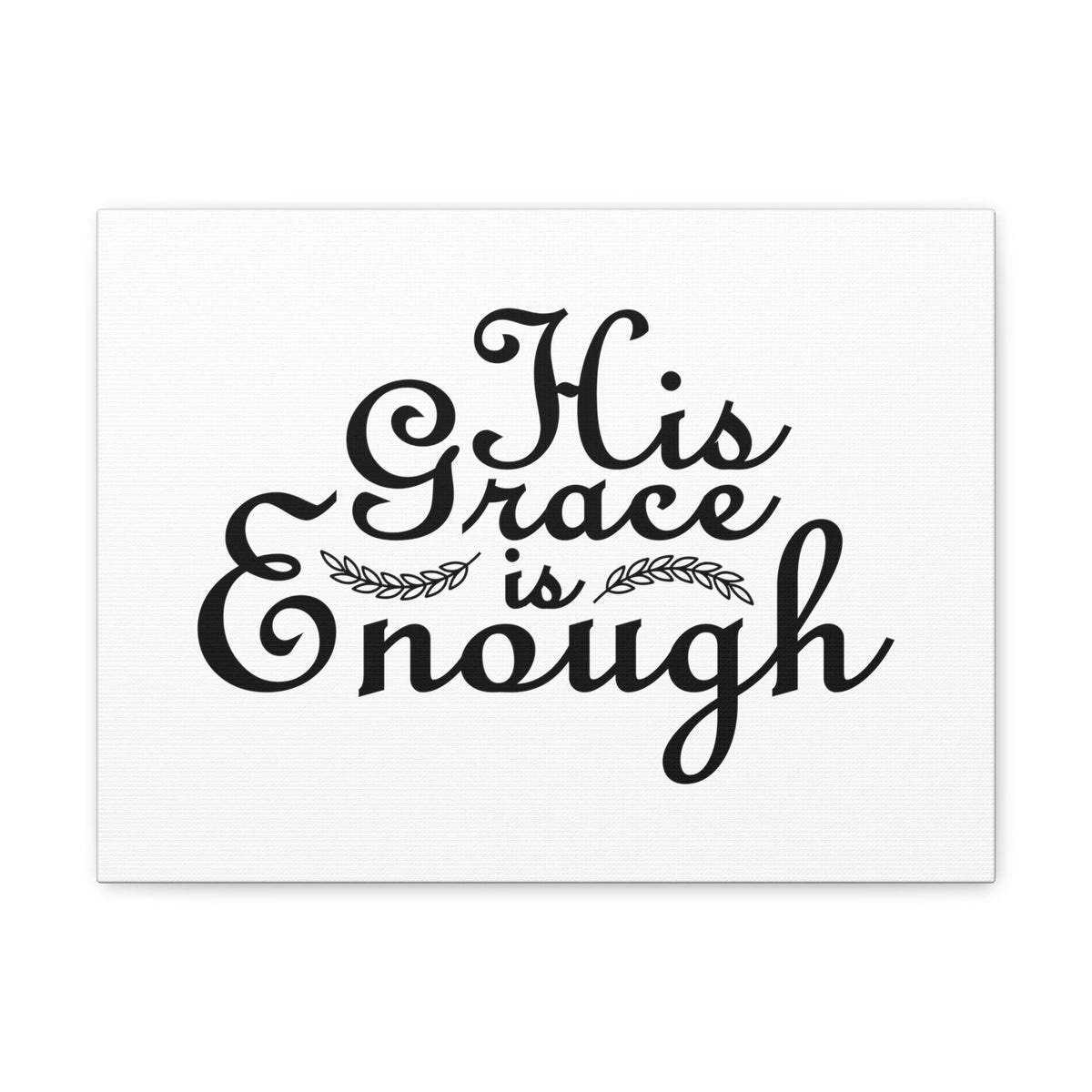 Scripture Walls His Grace Is Enough 2 Corinthians 12:9 Christian Wall Art Bible Verse Print Ready to Hang Unframed-Express Your Love Gifts
