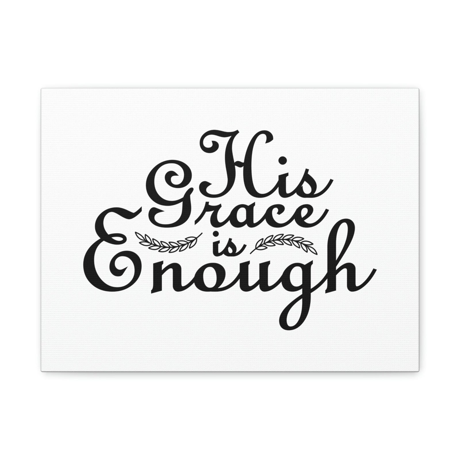 Scripture Walls His Grace Is Enough 2 Corinthians 12:9 Christian Wall Art Bible Verse Print Ready to Hang Unframed-Express Your Love Gifts