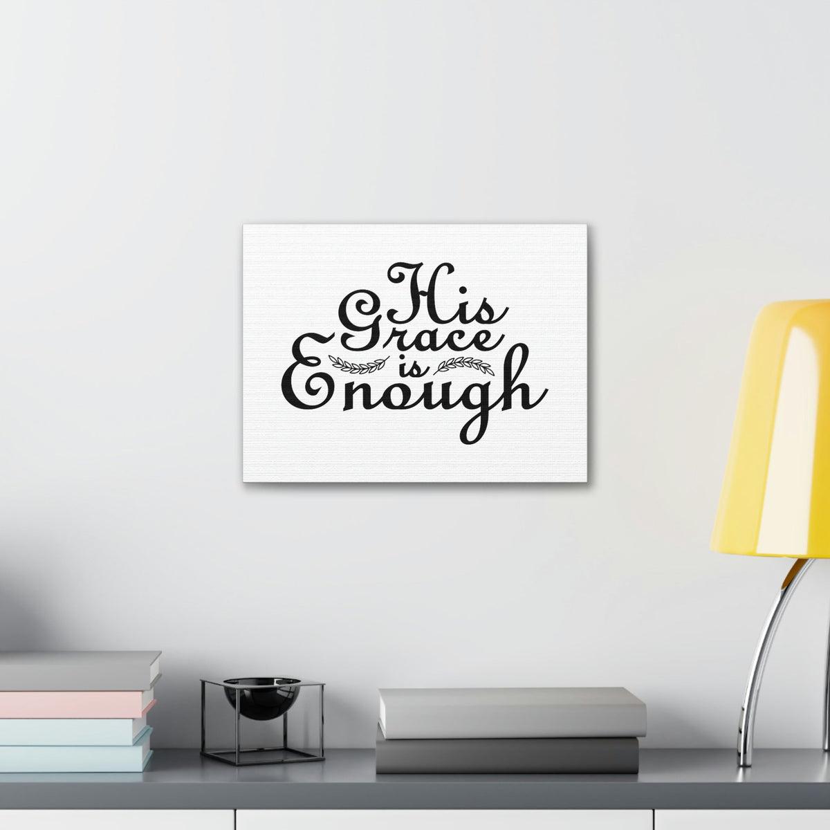 Scripture Walls His Grace Is Enough 2 Corinthians 12:9 Christian Wall Art Bible Verse Print Ready to Hang Unframed-Express Your Love Gifts