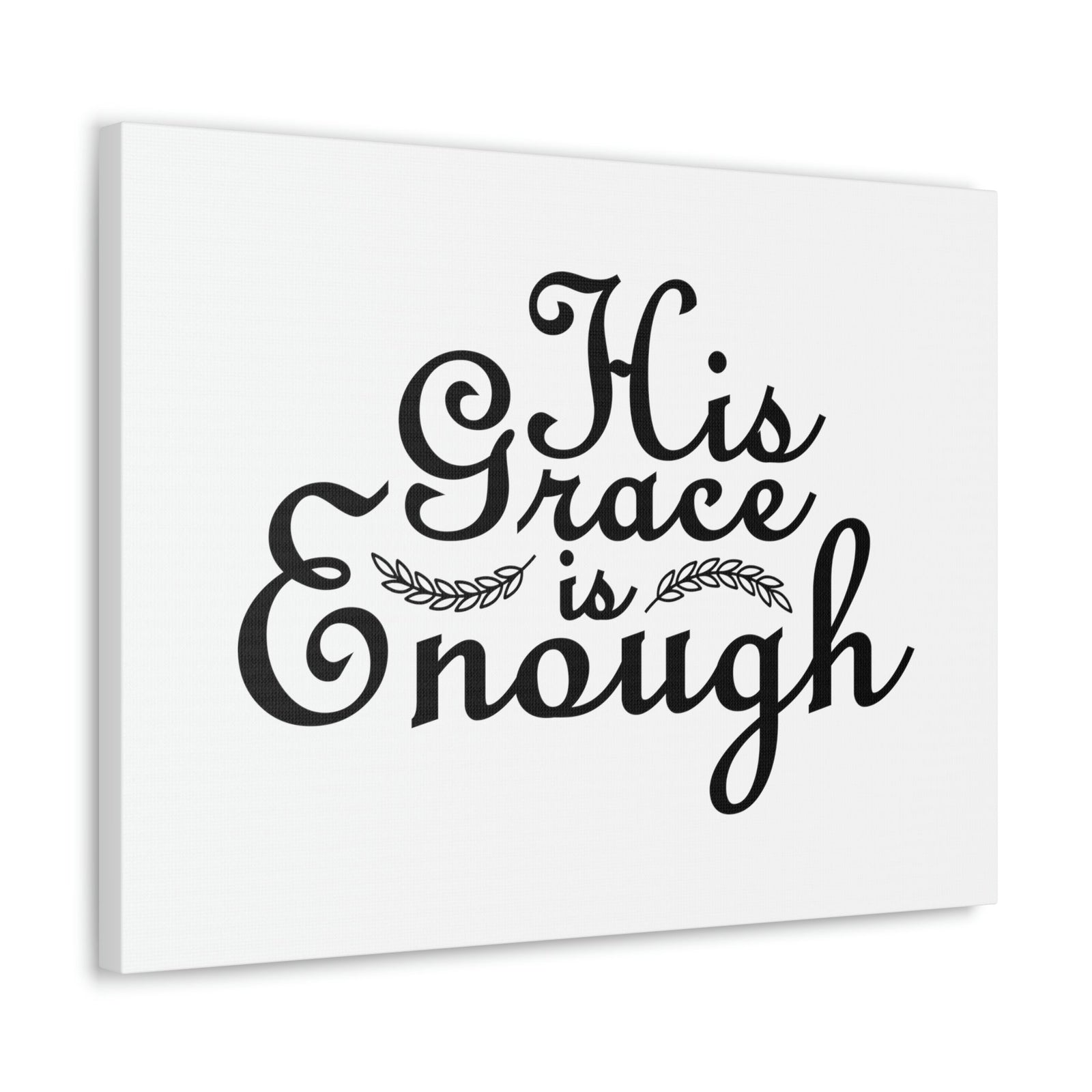 Scripture Walls His Grace Is Enough 2 Corinthians 12:9 Christian Wall Art Bible Verse Print Ready to Hang Unframed-Express Your Love Gifts