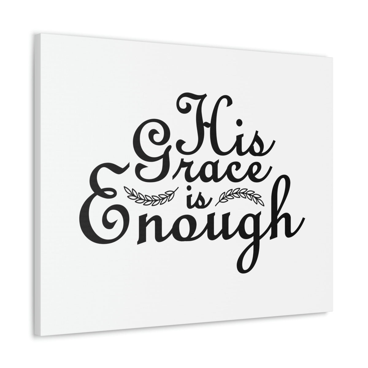 Scripture Walls His Grace Is Enough 2 Corinthians 12:9 Christian Wall Art Bible Verse Print Ready to Hang Unframed-Express Your Love Gifts