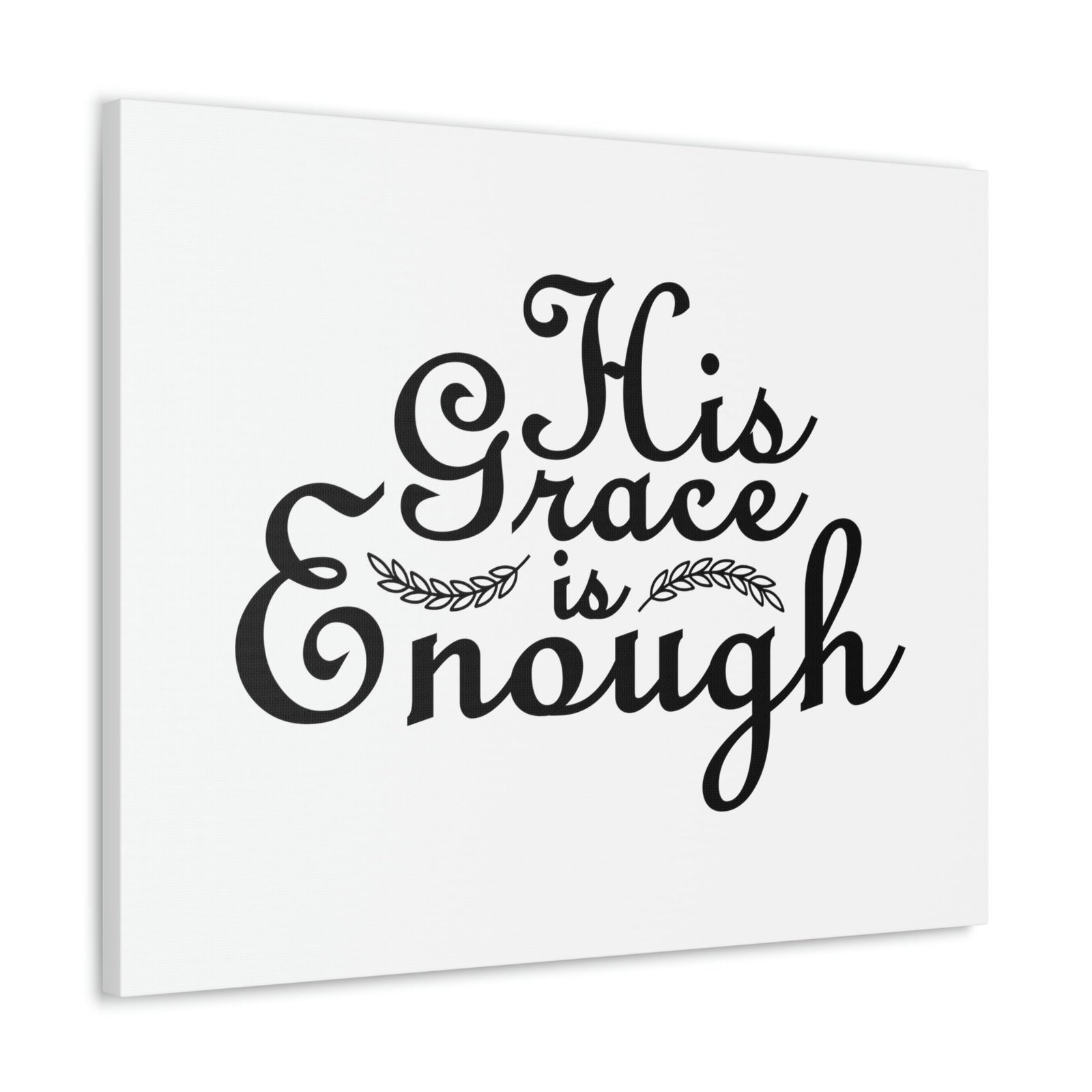 Scripture Walls His Grace Is Enough 2 Corinthians 12:9 Christian Wall Art Bible Verse Print Ready to Hang Unframed-Express Your Love Gifts