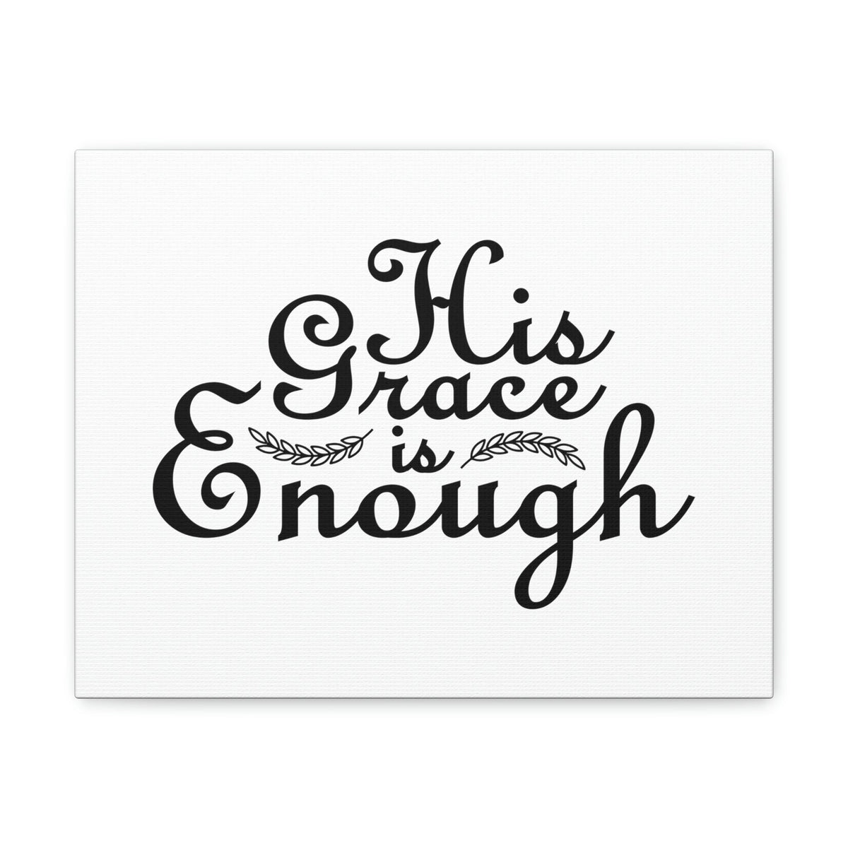Scripture Walls His Grace Is Enough 2 Corinthians 12:9 Christian Wall Art Bible Verse Print Ready to Hang Unframed-Express Your Love Gifts