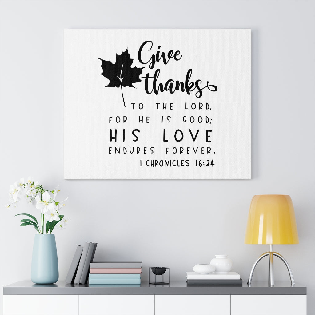 Scripture Walls His Love 1 Chronicles 16:24 Bible Verse Canvas Christian Wall Art Ready to Hang Unframed-Express Your Love Gifts